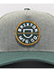 Brixton Crest Dark Heather & Dark Green Snapback Hat - Thumbnail image 3 of 3