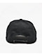 Brixton Crest Distress Black Canvas Snapback Hat - Thumbnail image 2 of 3