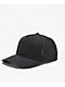 Brixton Crest Distress Black Canvas Snapback Hat - Thumbnail image 1 of 3