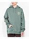 Brixton Crest Forest Green Hoodie - Thumbnail image 2 of 4