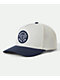 Brixton Crest Indigo & Off White NetPlus® Snapback Hat - Thumbnail image 1 of 3