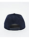 Brixton Crest Navy Netplus Corduroy Snapback Hat - Thumbnail image 2 of 3
