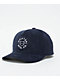 Brixton Crest Navy Netplus Corduroy Snapback Hat - Thumbnail image 1 of 3