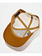 Brixton Crest Netplus Copper & Off-White Snapback Hat - Thumbnail image 4 of 4