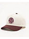 Brixton Crest Port & Off White Netplus Snapback Hat - Thumbnail image 1 of 3