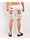 Brixton Everyday Hybrid White Shorts - Thumbnail image 2 of 5