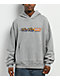 Brixton Flames Gunmetal Heather Oversized Hoodie - Thumbnail image 1 of 3