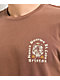 Brixton Gorge Brown Wash T-Shirt - Thumbnail image 3 of 4