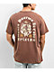 Brixton Gorge Brown Wash T-Shirt - Thumbnail image 1 of 4