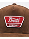 Brixton Linwood Netplus Bison Corduroy Snapback Hat - Thumbnail image 3 of 3