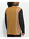 Brixton Lion Crest Tan Long Sleeve Rugby Shirt - Thumbnail image 2 of 5