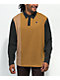 Brixton Lion Crest Tan Long Sleeve Rugby Shirt - Thumbnail image 1 of 5