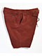 Brixton Madrid II Maroon Shorts de pana