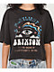 Brixton Moonlight Tour Black Wash Crop T-Shirt - Thumbnail image 3 of 4