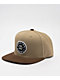 Brixton Oath III Khaki & Sepia Snapback Hat - Thumbnail image 1 of 2