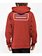 Brixton Palmer Proper Cardinal Red Hoodie - Thumbnail image 1 of 3