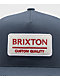 Brixton Palmer Proper MP Blue & White Trucker Hat - Thumbnail image 3 of 3