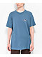 Brixton Parsons Blue T-Shirt - Thumbnail image 2 of 3