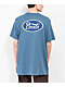 Brixton Parsons Blue T-Shirt - Thumbnail image 1 of 3