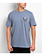 Brixton Portside Blue T-Shirt - Thumbnail image 2 of 3