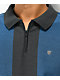 Brixton Shield Black & Blue Stripe Rugby Shirt - Thumbnail image 3 of 4