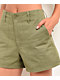 Brixton Vancouver Olive Shorts - Thumbnail image 3 of 4