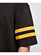Brixton Vintage Washed Black & Ray Flower Mesh Football Jersey - Thumbnail image 3 of 4