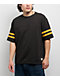 Brixton Vintage Washed Black & Ray Flower Mesh Football Jersey - Thumbnail image 1 of 4