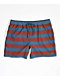 Brixton Voyage Red & Blue Stripe Board Shorts - Thumbnail image 1 of 4