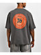 Brixton x 76 Certified Charcoal Boxy T-Shirt - Thumbnail image 1 of 4