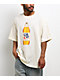 Brixton x Colt 45 Forty Oz Beige Oversized T-Shirt - Thumbnail image 1 of 3