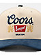 Brixton x Coors Crest Navy & Tan Netplus® Snapback Hat - Thumbnail image 4 of 6