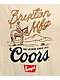 Brixton x Coors Legends Khaki T-Shirt  - Thumbnail image 2 of 2
