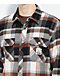 Brixton x Coors Pow Bowery Brown & Blue Flannel Shirt - Thumbnail image 3 of 3