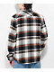 Brixton x Coors Pow Bowery Brown & Blue Flannel Shirt - Thumbnail image 2 of 3