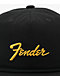Brixton x Fender Factory Black Netplus Snapback Hat - Thumbnail image 3 of 3