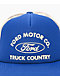 Brixton x Ford Built Tough Blue Stripe Trucker Hat - Thumbnail image 2 of 3