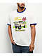 Brixton x Ford White & Blue Ringer T-Shirt - Thumbnail image 1 of 4