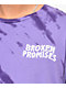 Broken Promises 2 Wired Purple Tie Dye Long Sleeve T-Shirt - Thumbnail image 4 of 4