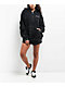 Broken Promises Adorned Black Wash Sweat Shorts - Thumbnail image 4 of 4