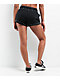 Broken Promises Adorned Black Wash Sweat Shorts - Thumbnail image 2 of 4