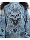 Broken Promises Agitator Destroyed Blue Dyed Hoodie - Thumbnail image 3 of 4