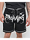 Broken Promises Arachnid Black Mesh Shorts - Thumbnail image 5 of 6