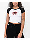 Broken Promises Astral Black & White Raglan Crop T-Shirt - Thumbnail image 1 of 3