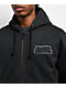 Broken Promises Barbed Black Wash Hooded Denim Jacket - Thumbnail image 3 of 6