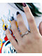 Broken Promises Barbed Wire Silver Ring - Thumbnail image 3 of 3