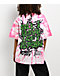 Broken Promises Barking Dead Pink Oversized Tie Dye T-Shirt - Thumbnail image 2 of 7
