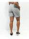 Broken Promises Batwing Grey Banded Sweat Shorts - Thumbnail image 2 of 5