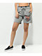 Broken Promises Batwing Grey Banded Sweat Shorts - Thumbnail image 4 of 5