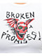 Broken Promises Batwing White Crop Tank Top - Thumbnail image 2 of 4